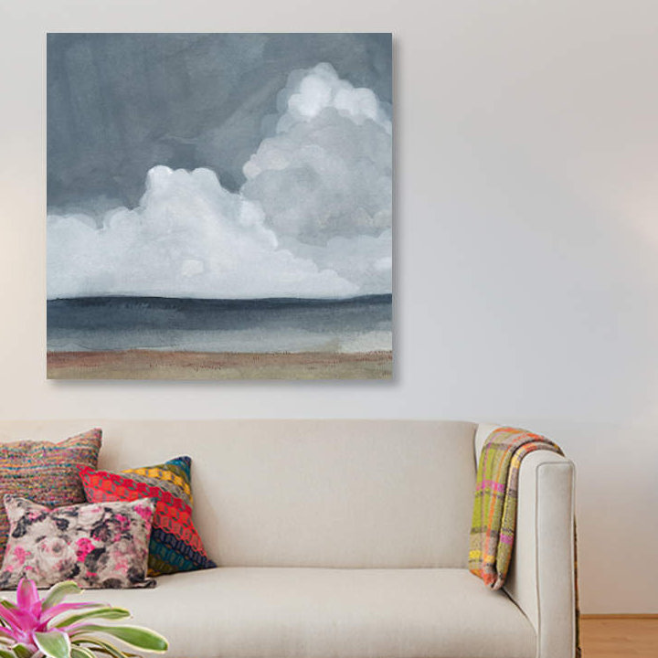 « cloud landscape i », impression sur toile, H 12 po x l 12 po x P 1,5 po, Toile tendue