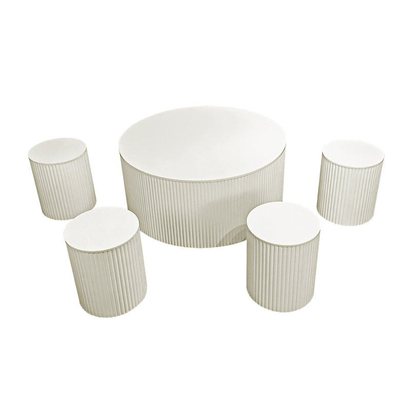Ensemble de tables basses, Beige