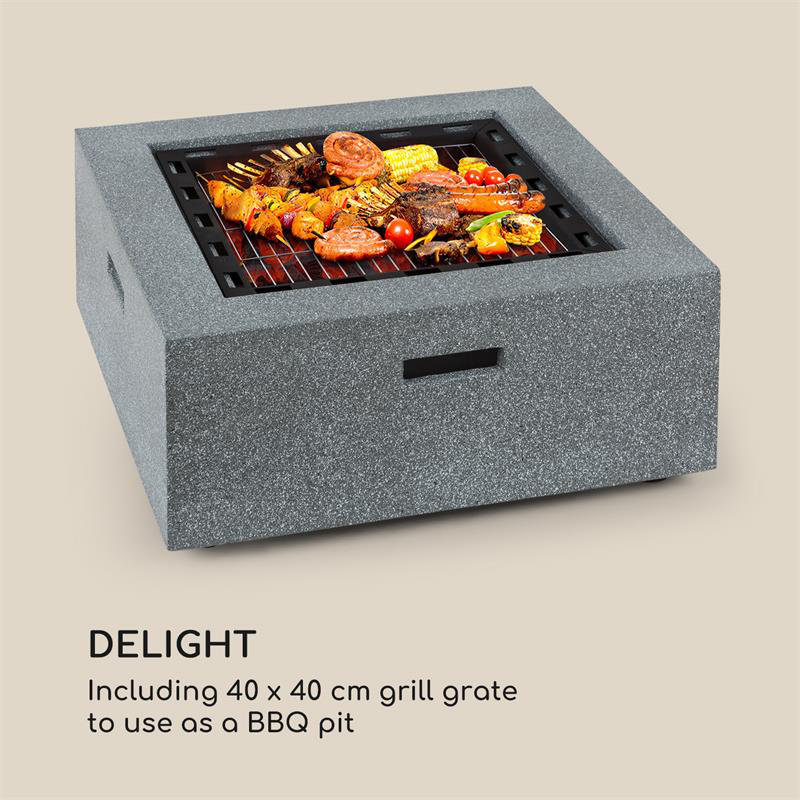 Square Stone Smokeless Fire Pit