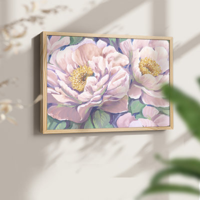 Peonies in Bloom II -Framed Print - Restickable