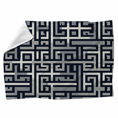 Machine Printed Throw Blanket