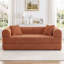 Canapé-lit 64,7 po en velours côtelé désossé, canapé futon modulaire, canapé en mousse à compression avec 2 coussins, aucun assemblage requis-1369500021-1374894628