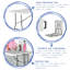 180cm Rectangular Folding Table with 6 Chairs-110809966
