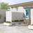 Metal Planter Box with Trellis with Wheels-1529776161-1538421195