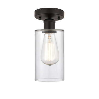 Plafonnier semi-encastré 1 lumière 3,88 po Caldello