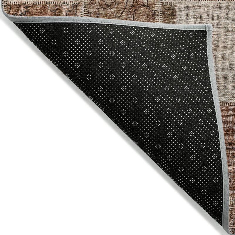Tapis d'entrée antidérapant Malchow 30 po x 20 po, Rectangle 5 pi x 7 pi 6 po