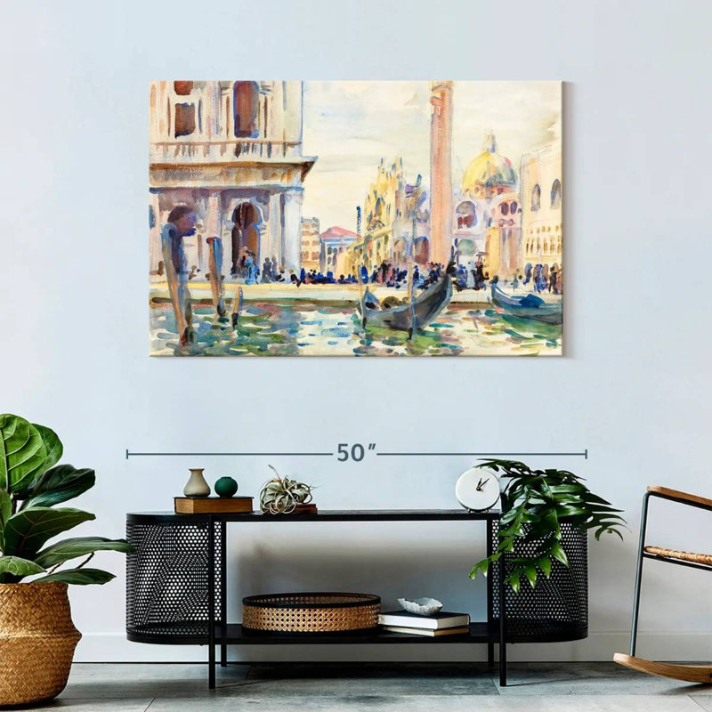 Kavia, la piazzetta (1911), H 30 po x l 45 po