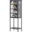 Armoire de rangement vitrée en métal-1087164302
