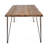 Vikesha Acacia Rectangular Solid Wood Top Dining Table