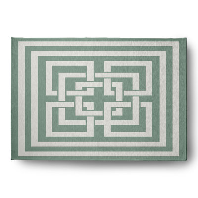 Tapis intérieur / extérieur couleur sauge Colbey
