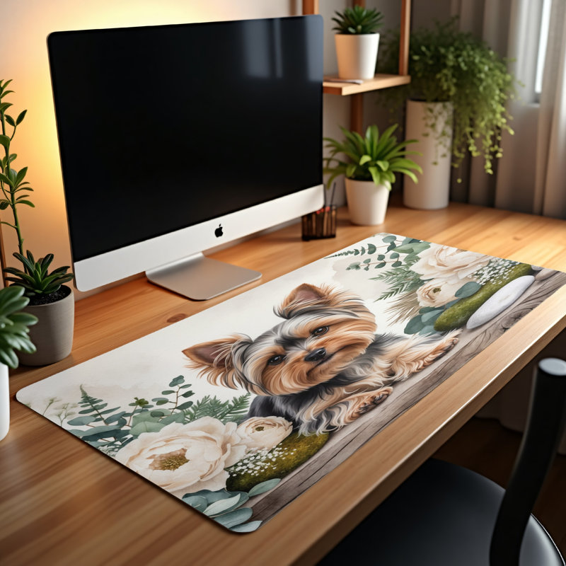 Polyester Desk Pad, 14.4x12.1