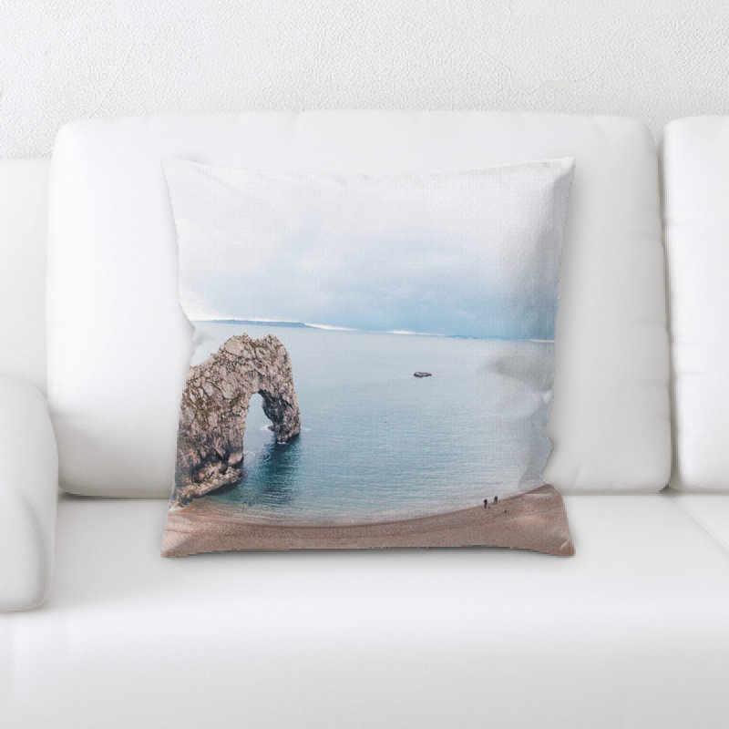 Karnig Microsuede Reversible Throw Pillow
