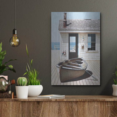 «Bateau sur le quai» par Zhen-Huan Lu