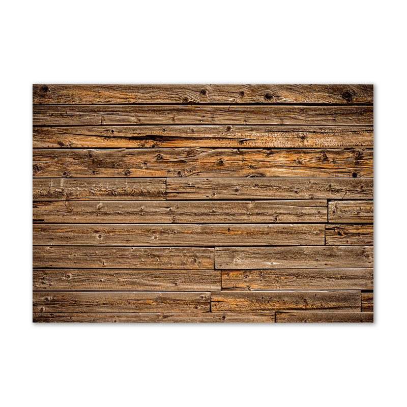Wooden Wall - Wrapped Canvas Print