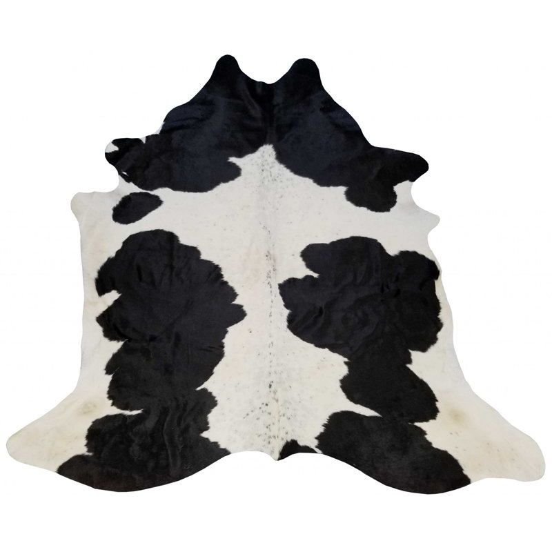 Tapis noir et blanc Bernier, Nouveauté 6 pi 6 po x 7 pi 6 po