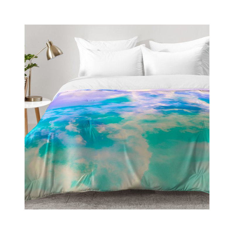 Caleb Troy Modern & Contemporary Polyester Abstract Comforter, Twin XL Comforter + 1 Standard Sham