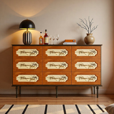 Buffet peint multifonctionnel