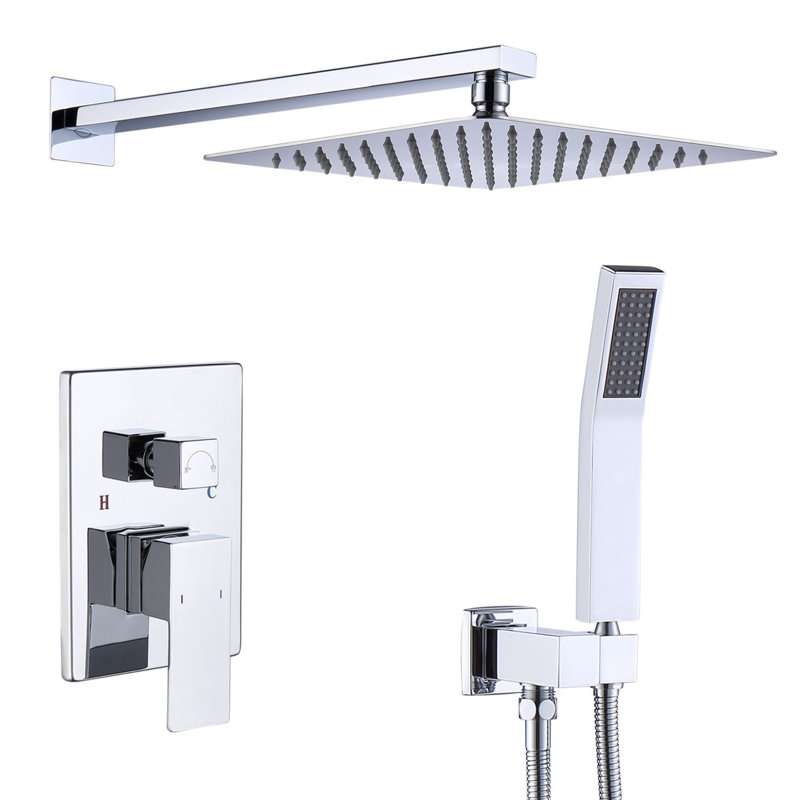 All-In-One Kit with Rough in-Valve, Chrome