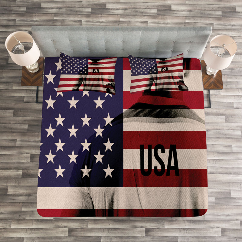Soccer Bedspread Set with Shams, 220 x 264 cm