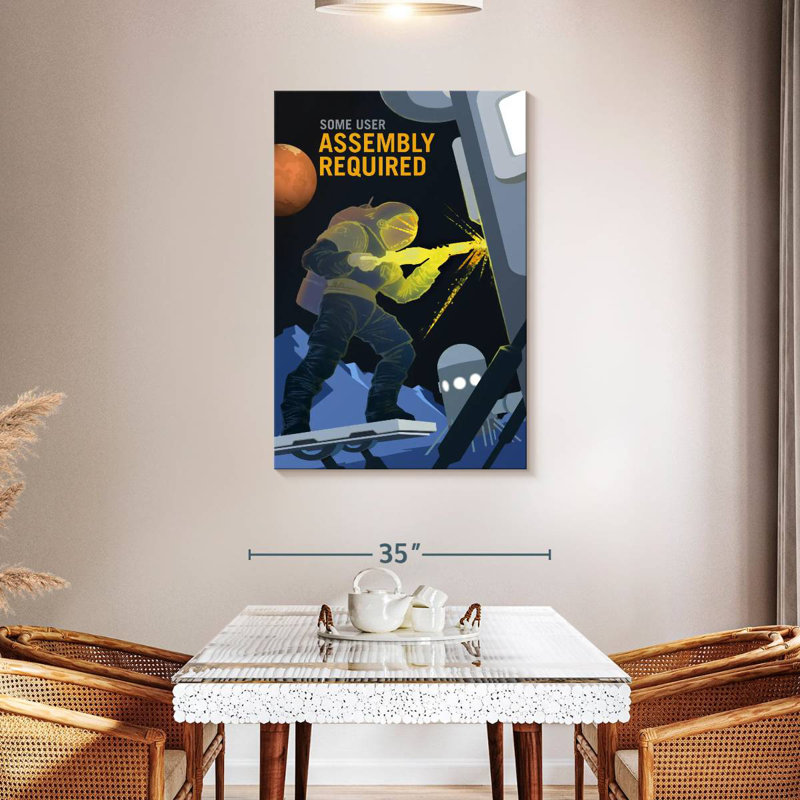 «Oberle Mars Explorers Wanted», affiche I, H 36 po x l 24 po