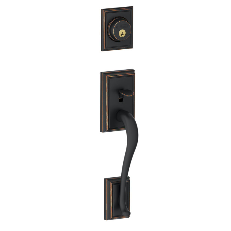 Addison Exterior Handleset, Aged Bronze