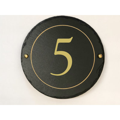 Easingwold 24cm H Stone House Number