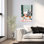 Ohchristmas, arbre de Noël contemporain abstrait, impression d'art mural