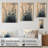 Minimalism Solitude Of Leaves In Monochrome II - Plants Wood Wall Decor - On Natural Pine Wood-1963030829