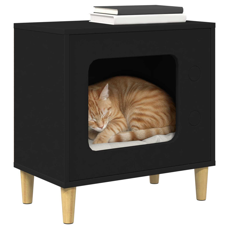52cm H Cat Tree, Black