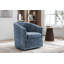 Anaelisa Swivel Fabric Barrel Accent Chair-597324666