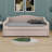 Upholstered Daybed With Light And Trundle-432381085