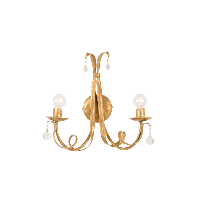 Reed Iron Candle Wall Light