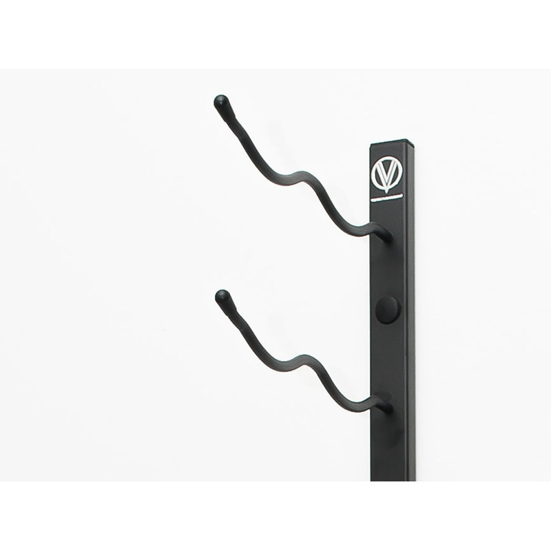 Porte-bouteilles mural 18 bouteilles Indurial, H 120 po x l 13 po x P 18,25 po, Noir satiné