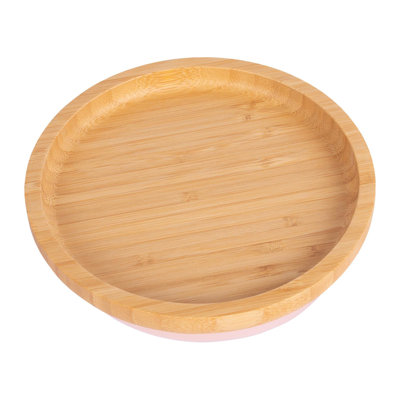 Tiny Dining - Round Bamboo Suction Plate