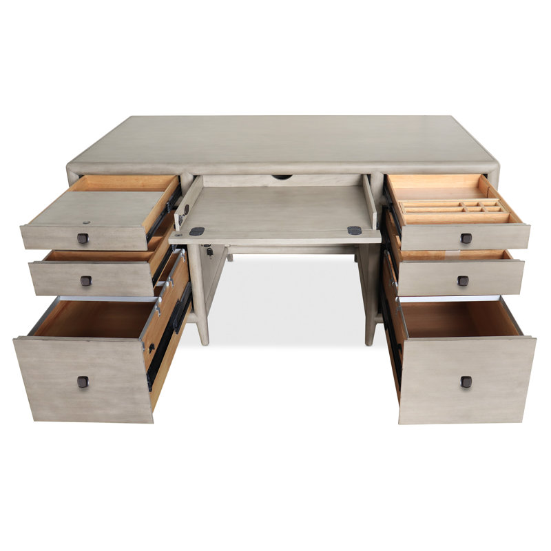 Burnham Junior Executive Desk, 30.5" H x 64" W x 34" D