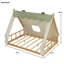 Lit cabine polyvalent, structure en MDF, style inspiré de la nature, aventure et détente