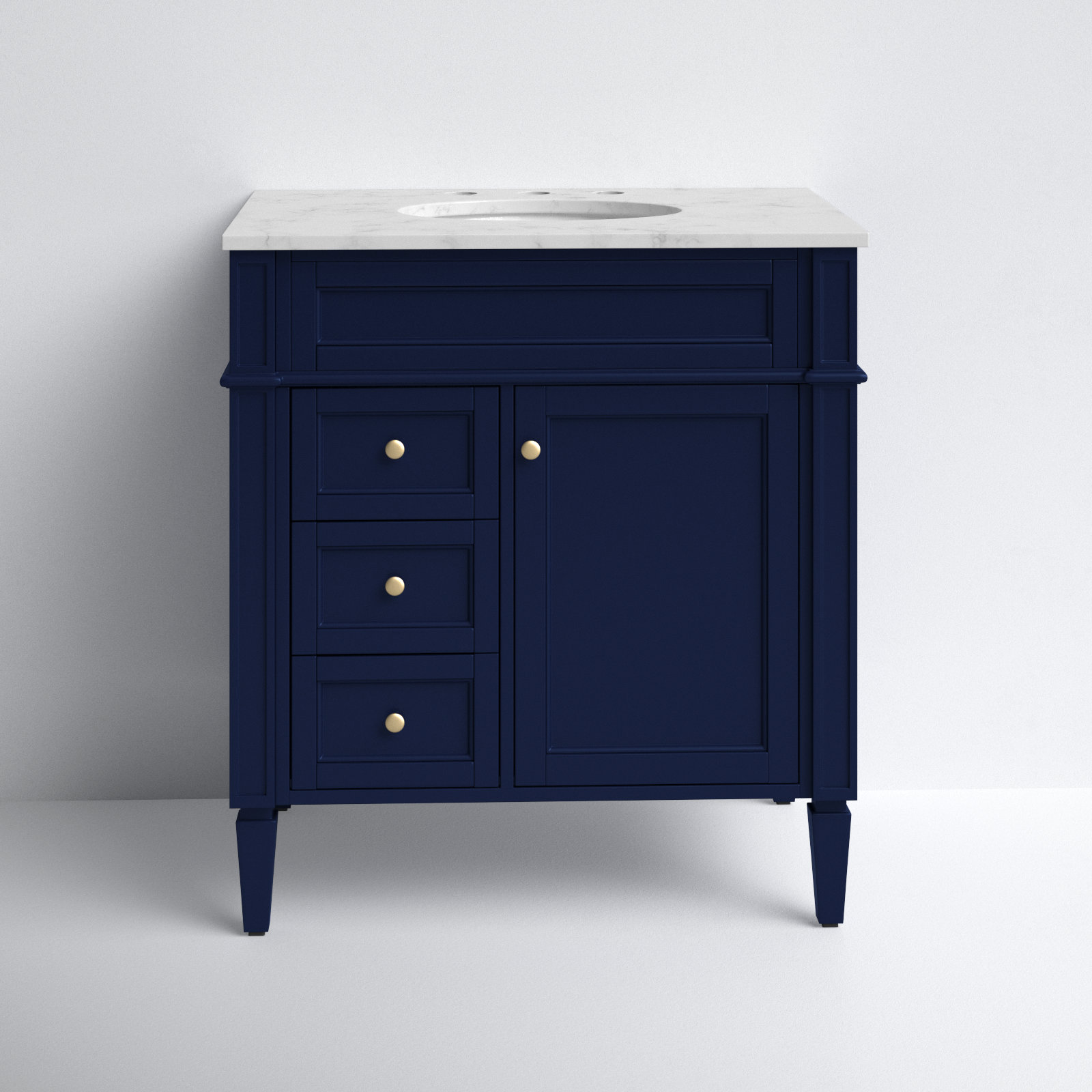 Rivers 32'' Single Bathroom Vanity, Blue