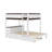Full-Over-Full Bunk Bed With Twin Size Trundle,Drawers And Desk-1293569917