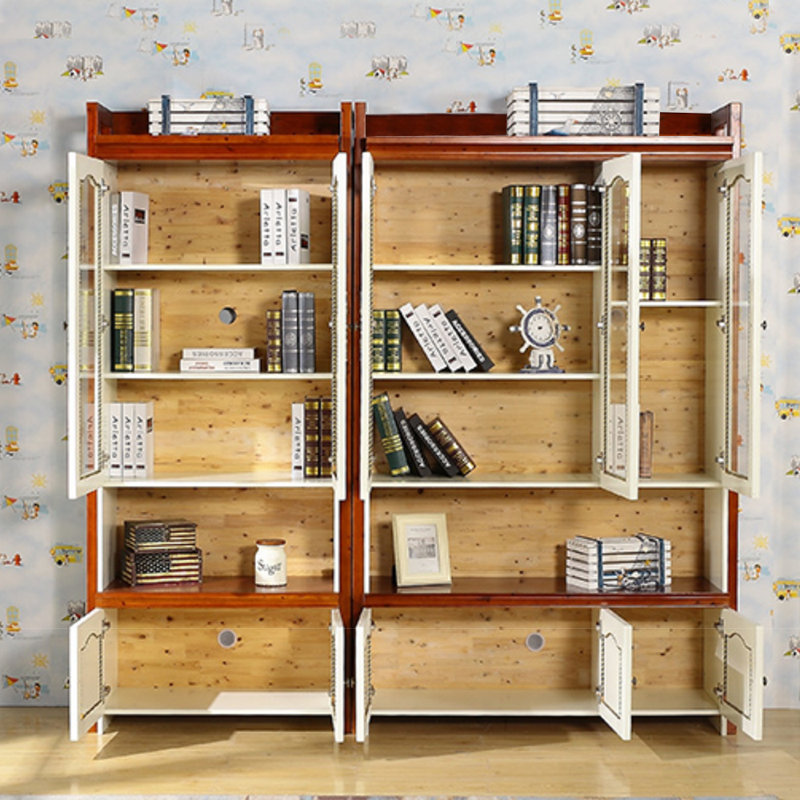 Bibliothèque moderne de style champêtre