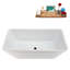 Baignoire autoportante et plateau 60 "avec drain interne 60" Streamline-108298612