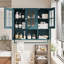 Armoire murale en bois avec espace de rangement