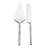 2 Piece Stainless Steel (18/8) Wood Stainless Steel Cake Serving Set