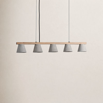 London 5-Light Dimmable Linear Pendant