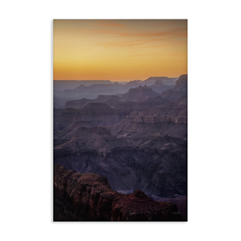 «Orange Sunset Canyon» par Martin Podt, H 36 po x l 24 po