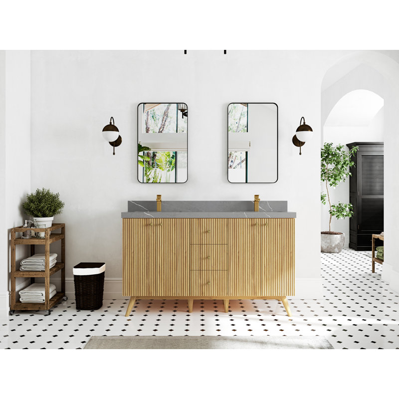 Ensemble de meuble-lavabo double 60 po Kyna