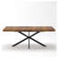 Table de salle à manger de style industriel avec structure en métal Retro