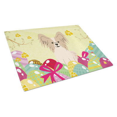 The Holiday Aisle Saroyan Glass Papillon Cutting Board
