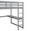 Lit mezzanine en bois avec garde-robe intégré-1031340800