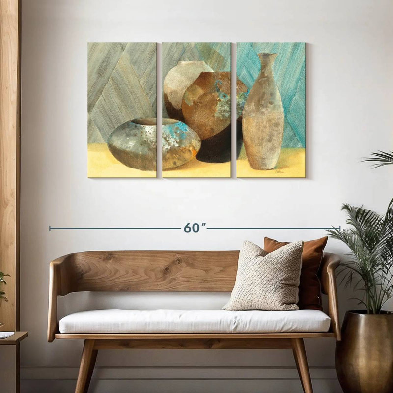 Senne Raku Study, 28" H x 45" W