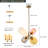 Durian 4 - Light Sputnik Modern Linear Chandelier